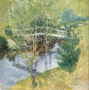 The White Bridge John Henry Twachtman